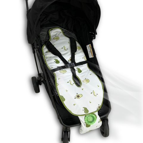 Stroller Cooler Liner with Safety Fan